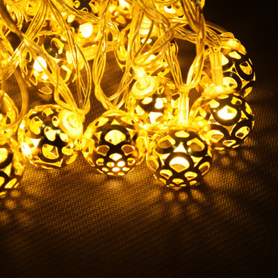 NISCO 16 LEDs 4 m Yellow Steady Ball Rice Lights(Pack of 1)