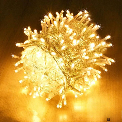 Glowzy 45 LEDs 11.5 m Gold Steady String Rice Lights(Pack of 1)