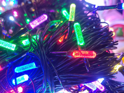 Mooch Villa 200 LEDs 40 m Multicolor Color Changing String Rice Lights(Pack of 1)