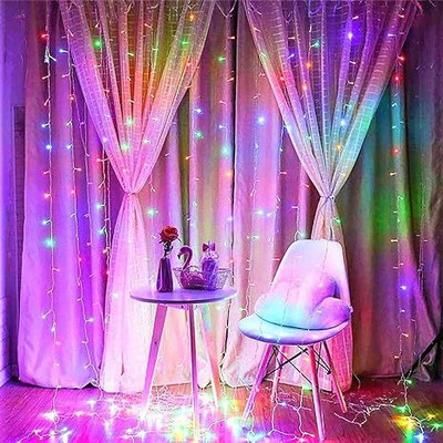 Lakshya 300 LEDs 3 m Multicolor Flickering String Rice Lights(Pack of 1)