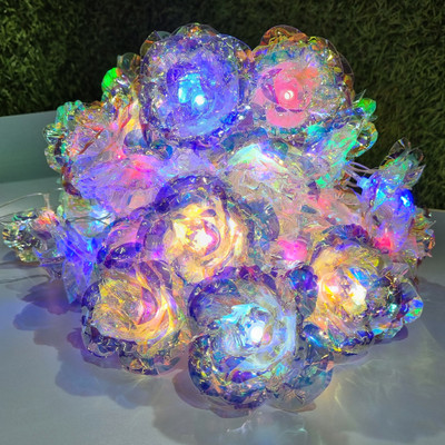 unbrand 20 LEDs 4 m Multicolor Steady Flower Rice Lights(Pack of 1)