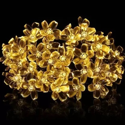 Nirvaana 16 LEDs 4 m Yellow Steady Flower Rice Lights(Pack of 1)