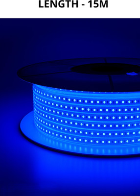 spark world 1200 LEDs 15 m Blue Steady Strip Rice Lights(Pack of 1)