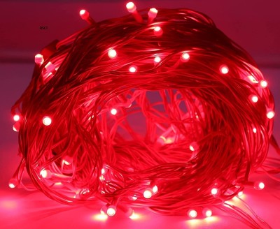 moon down 40 LEDs 11 m Red Flickering String Rice Lights(Pack of 1)