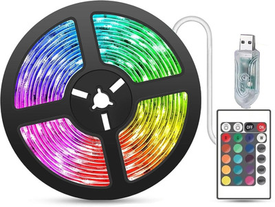 Nirvair 115 LEDs 10 m Multicolor Steady Bulb Rice Lights(Pack of 1)