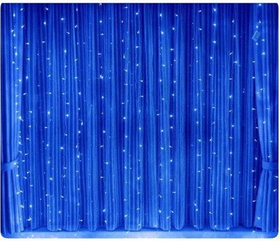 Business Squad 120 LEDs 7 m Blue Steady String Rice Lights(Pack of 10)