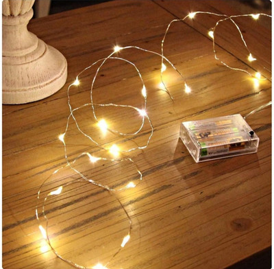 GloShyn 50 LEDs 4.98 m Yellow Steady Box Rice Lights(Pack of 1)