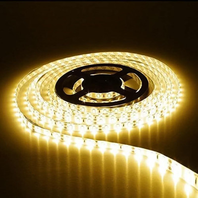 amiciVision 300 LEDs 5 m Yellow Steady Strip Rice Lights(Pack of 1)