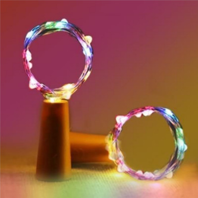 Enchanta 20 LEDs 2 m Multicolor Steady String Rice Lights(Pack of 2)