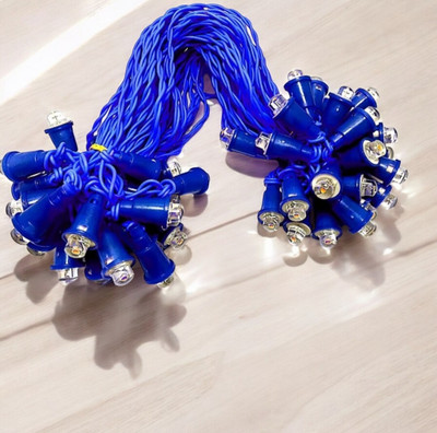Shiv Shankar Sells 50 LEDs 10 m Blue Steady Bulb Rice Lights(Pack of 1)