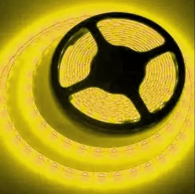 StrawHat 210 LEDs 4 m Yellow Steady Strip Rice Lights(Pack of 1)