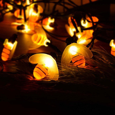 inooBeam 13 LEDs 2.4 m Yellow Steady String Rice Lights(Pack of 1)