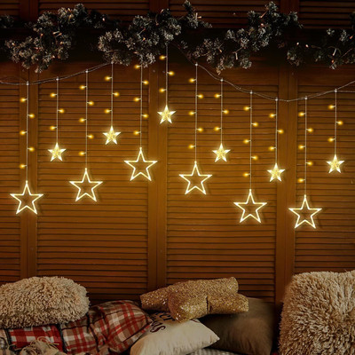 DOEASY 138 LEDs 2.5 m Gold Flickering Star Rice Lights(Pack of 1)