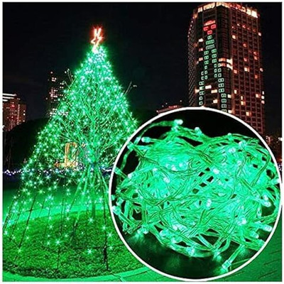 BENHEK 1 LEDs 25 m Green Flickering, Steady String Rice Lights(Pack of 1)