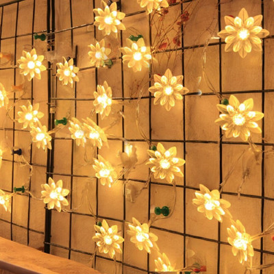 RaajaOutlets 20 LEDs 4.5 m Yellow Steady Flower Rice Lights(Pack of 1)