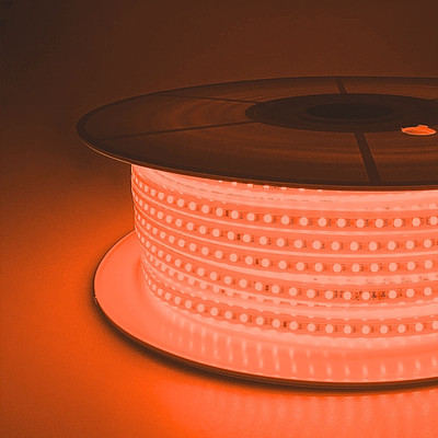 BellGrey 1200 LEDs 10 m Orange Steady Strip Rice Lights(Pack of 1)