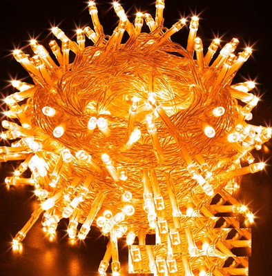 Shinjai 36 LEDs 12 m Orange Steady Ball Rice Lights(Pack of 1)
