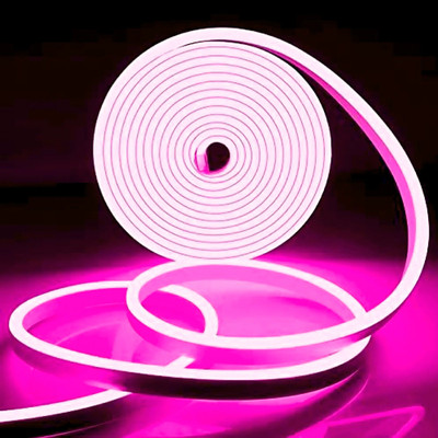 KAVYARA 500 LEDs 4 m Pink Steady Strip Rice Lights(Pack of 1)