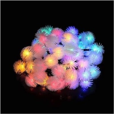 FIZZYTECH 15 LEDs 3 m Multicolor Color Changing Snow Flake Rice Lights(Pack of 1)