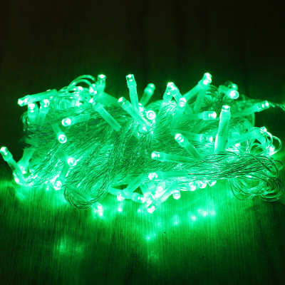 WBD 22 LEDs 10 m Green Steady Bulb Rice Lights(Pack of 1)
