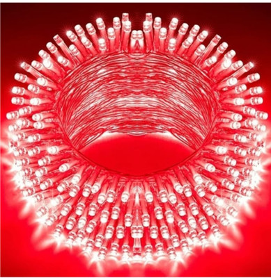 Coscat 40 LEDs 11 m Red Steady Bulb Rice Lights(Pack of 2)