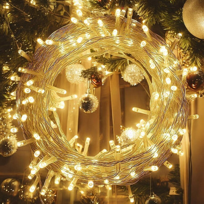 Artopia 36 LEDs 15 m Gold Steady Bulb Rice Lights(Pack of 1)