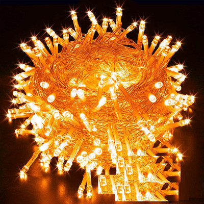 U.R.M. Enterprises 42 LEDs 12.19 m Orange Steady Bulb Rice Lights(Pack of 1)