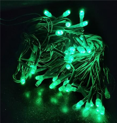 REPISH 94 LEDs 22 m Green Steady String Rice Lights(Pack of 1)