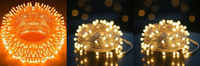 PKG 40 LEDs 11 m Multicolor Steady String Rice Lights(Pack of 3)
