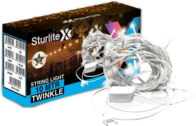 Sturlite 46 LEDs 10 m White Steady Bulb Rice Lights(Pack of 1)