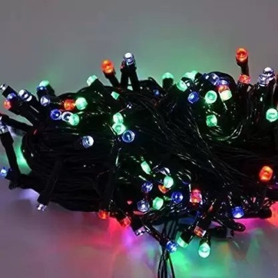 SAYENY 90 LEDs 25 m Multicolor Steady, Flickering, Color Changing String Rice Lights(Pack of 1)