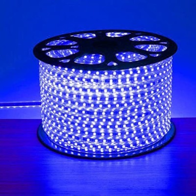 MX Glow 3600 LEDs 30 m Blue Steady Strip Rice Lights(Pack of 1)