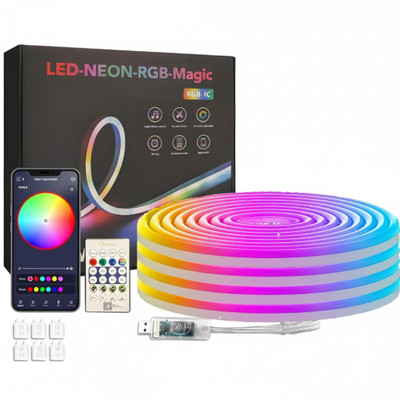 KAVORA 600 LEDs 5 m Multicolor Flickering Strip Rice Lights(Pack of 1)