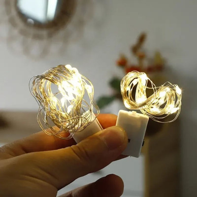 Trust Ware 20 LEDs 2 m Yellow Flickering, Steady String Rice Lights(Pack of 2)