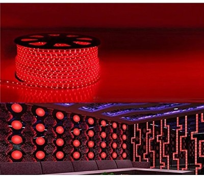 CANDLE 1008 LEDs 14 m Red Steady Strip Rice Lights(Pack of 1)