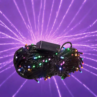 DYNEBEAM 190 LEDs 50 m Multicolor Flickering, Color Changing String Rice Lights(Pack of 1)