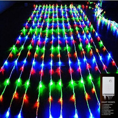 Home Delight 280 LEDs 3.05 m Multicolor Flickering String Rice Lights(Pack of 1)
