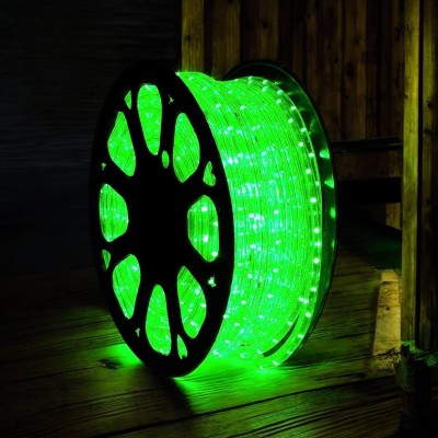 SPARKOLITE 720 LEDs 10.01 m Green Steady Strip Rice Lights(Pack of 1)