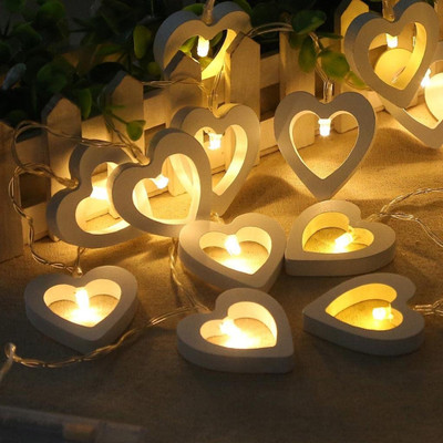 A one creations 14 LEDs 5.08 m Gold Steady Heart Rice Lights(Pack of 1)