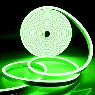 WBD 600 LEDs 5 m Green Steady Strip Rice Lights(Pack of 1)
