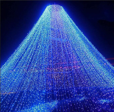 NEXIFY 42 LEDs 10 m Blue Flickering Bulb Rice Lights(Pack of 1)