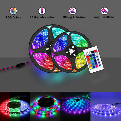 TRUDO 160 LEDs 4 m Multicolor Color Changing, Flickering, Steady Strip Rice Lights(Pack of 2)