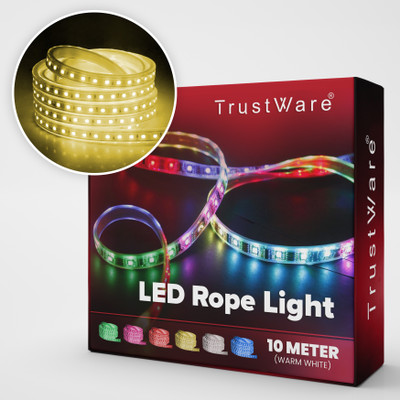 Trust Ware 1200 LEDs 10 m Yellow Steady Strip Rice Lights(Pack of 1)