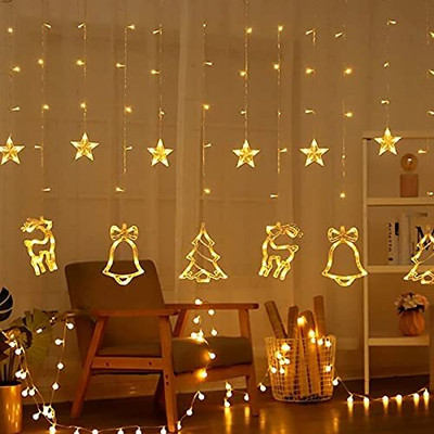 Trust Ware 138 LEDs 3 m Yellow Color Changing, Flickering, Steady Bell Rice Lights(Pack of 1)