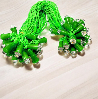 Shiv Shankar Sells 50 LEDs 10 m Green Steady Bulb Rice Lights(Pack of 1)