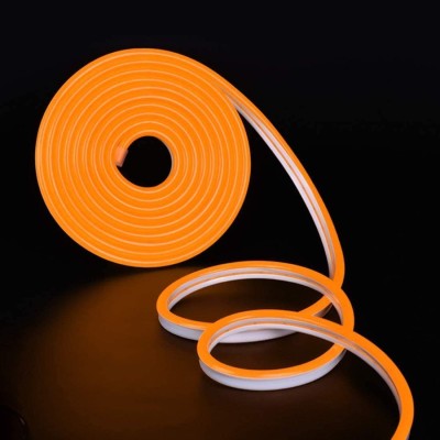 Golden Heart 480 LEDs 18 m Orange Color Changing, Flickering, Steady String Rice Lights(Pack of 1)