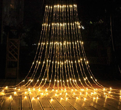 EKRAJ 180 LEDs 3 m Gold Flickering String Rice Lights(Pack of 1)