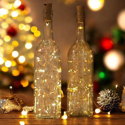HASRU 20 LEDs 2.79 m Yellow Steady String Rice Lights(Pack of 1)