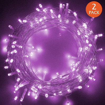 Home Delight 42 LEDs 12 m Pink Steady String Rice Lights(Pack of 2)