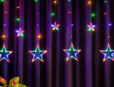 Trust Ware 138 LEDs 3 m Multicolor Color Changing, Flickering, Steady Star Rice Lights(Pack of 1)